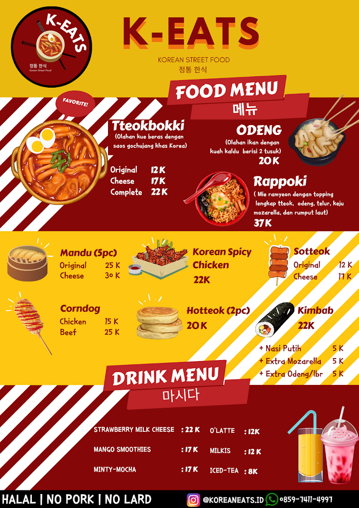 Menu K-EATS